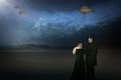 Surrealistisk flyvefisk af Christine von Diepenbroek