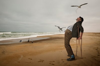 Et fantasifuldt møde på stranden af Christine von Diepenbroek