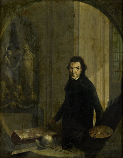 Selvportræt af Christoffel Frederik Franck