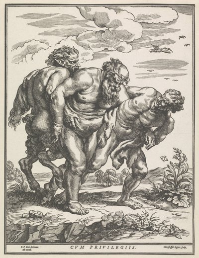 Dronken Silenus af Christoffel Jegher