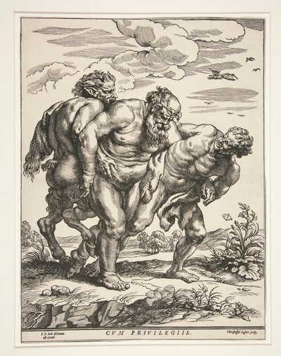 Silenus-marchen af Christoffel Jegher