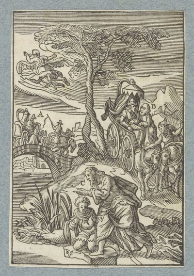 Eunukens dåb af Christoffel van Sichem (II)