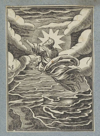 Første skabelsesdag: adskillelse mellem lys og mørke af Christoffel van Sichem (II)