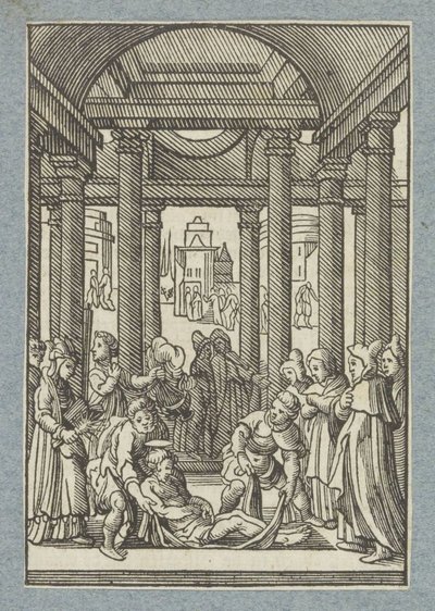 Begravelse af Stephen af Christoffel van Sichem (II)