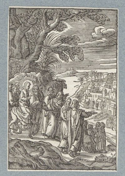 Indrejse i Jerusalem af Christoffel van Sichem (II)