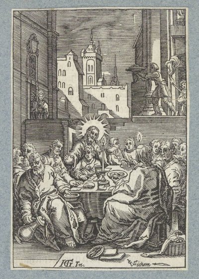 Sidste aftensmad af Christoffel van Sichem (II)