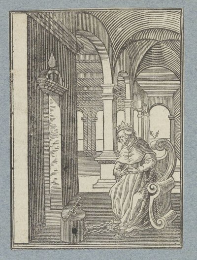 Manasse i fængsel af Christoffel van Sichem (II)