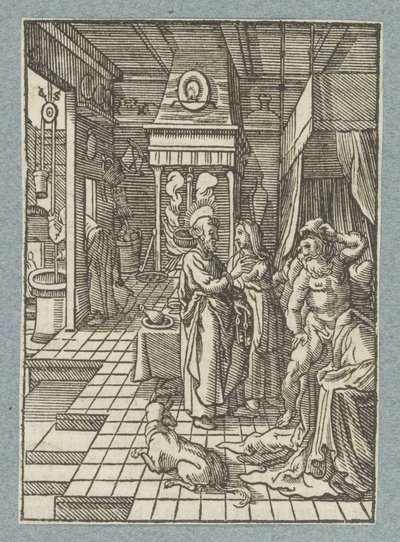 Peter dræber Aeneas af Christoffel van Sichem (II)