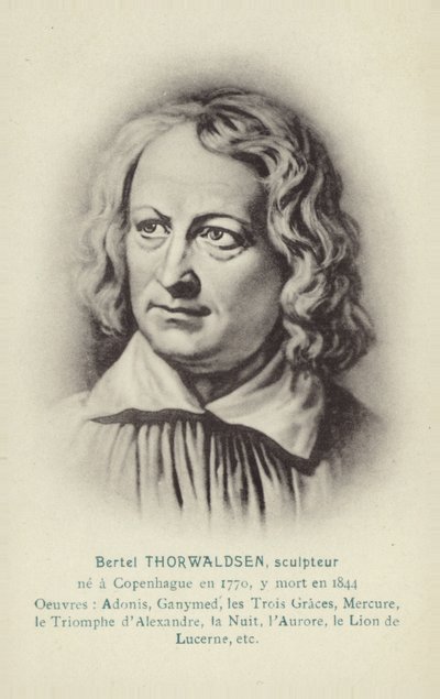 Bertel Thorvaldsen, Danish sculptor af Christoffer Wilhelm Eckersberg
