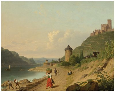 Figurer på et spor ved Rhinen af Christoffer Wilhelm Eckersberg