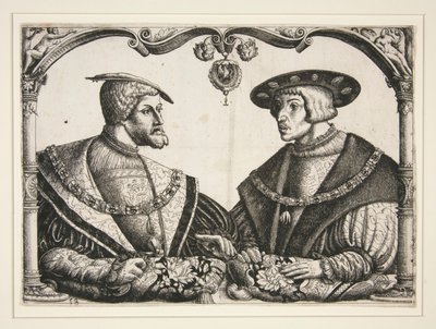 Kejser Karl V og Ferdinand I af Christoph Bockstorffer