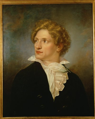 Digteren Ferdinand Raimund ... (maleri på lærred) af Christoph Frank