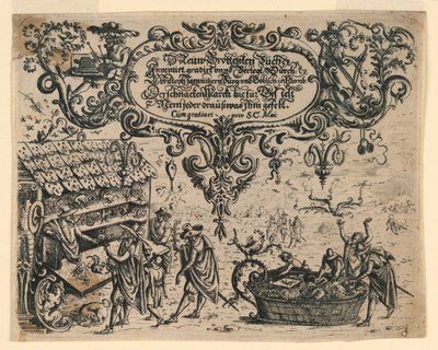 Titelside fra Neüw Grotteßken Buch (New Grotesque Book) af Christoph Jamnitzer