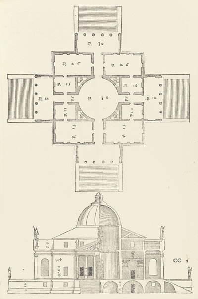De fire bøger om arkitektur af Andrea Palladio, 1570 af Christoph Krieger