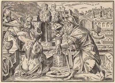 Kristus fortæller sine disciple om den sidste dom af Christoph Murer