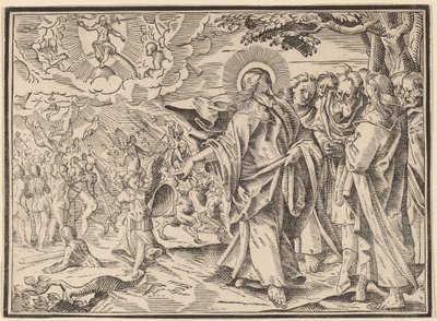 Kristus fortæller sine disciple om den sidste dom af Christoph Murer