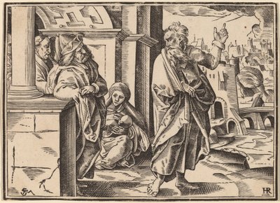 Kristus fortæller sine disciple om den sidste dom af Christoph Murer