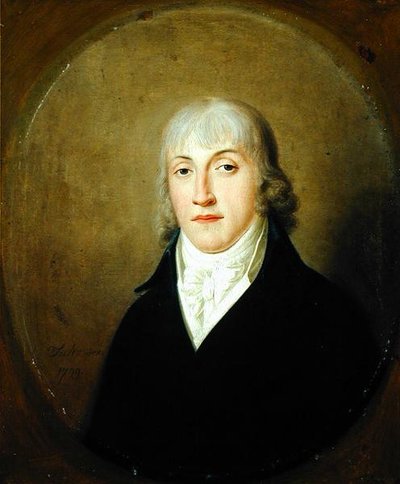 Portræt af en herre, 1799 af Christoph Suhr