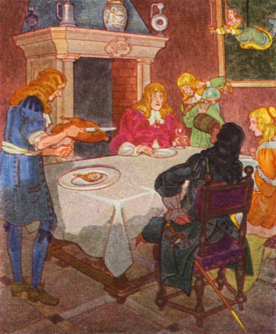 Pre-cutter / Pre-cutter (farvelitografi) af Christophe (1856-1945)