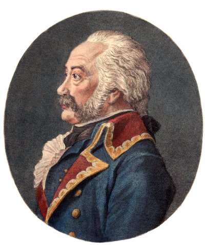 Portræt af Adam Philippe, jarl af Custine (1740 - 1793), fransk general. af Christophe Guerin