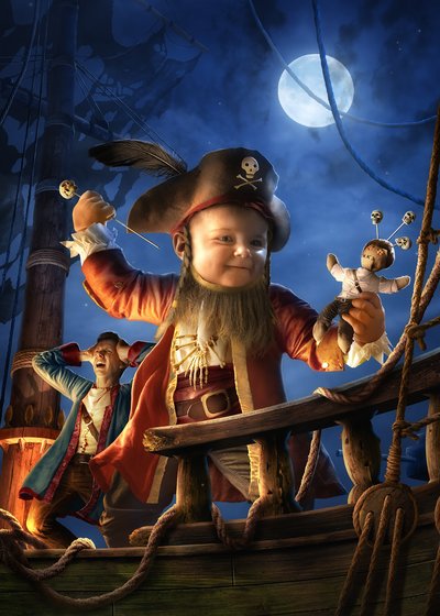 Den lille pirats eventyr i måneskinnet af Christophe Kiciak