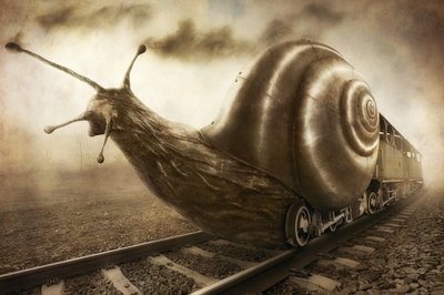 Steampunk-snegletog af Christophe Kiciak