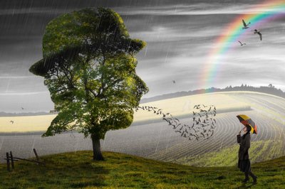 Surrealistisk regn og håb af Christophe Kiciak