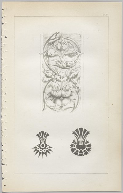 Kunsten at dekorativt design: med et appendiks, der angiver de timer på dagen, hvor blomsterne åbner, udgivet af Day & Son, London, 1862 af Christopher Dresser