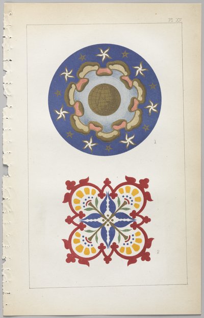 Kunsten at dekorativt design: med et appendiks, der angiver de timer på dagen, hvor blomsterne åbner, udgivet af Day & Son, London, 1862 af Christopher Dresser