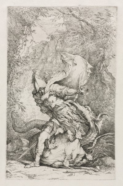 Jason og dragen af Christopher Richard Wynne Nevinson
