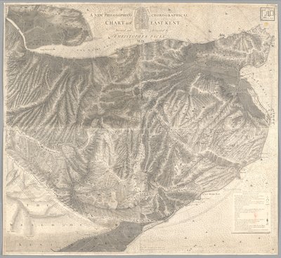 Et nyt filosofisk korografisk diagram over East-Kent af Christopher Packe