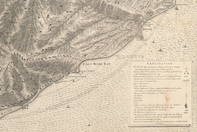 Et nyt filosofisk korografisk diagram over East-Kent af Christopher Packe