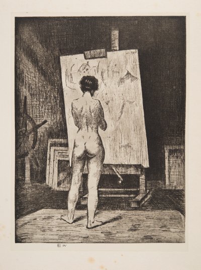 The Connoisseur, pub. 1922. af Christopher Richard Wynne Nevinson