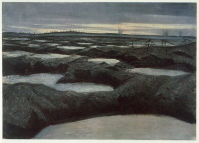 After a Push, fra British Artists at the Front, Continuation of The Western Front, 1918 af Christopher Richard Wynne Nevinson