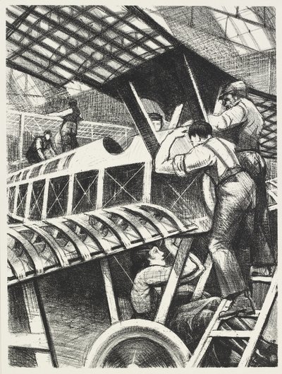Samling af dele, 1917 af Christopher Richard Wynne Nevinson