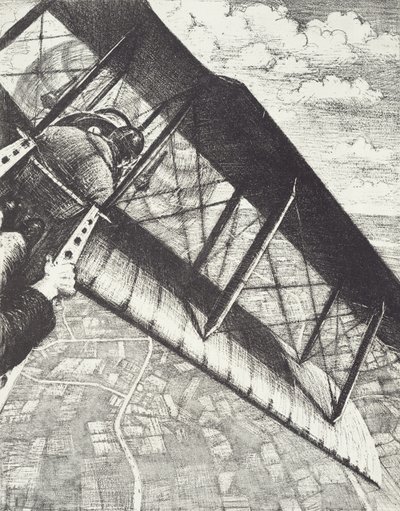 Banking i 4000 fod, ca. 1918 (litho) af Christopher Richard Wynne Nevinson