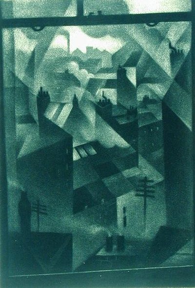 Fra et kontorvindue af Christopher Richard Wynne Nevinson
