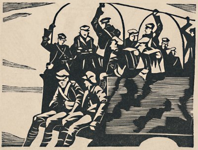 Lastbil-jumpers, 1919 af Christopher Richard Wynne Nevinson