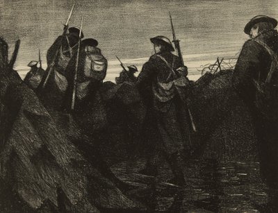 Relieffer ved daggry af Christopher Richard Wynne Nevinson