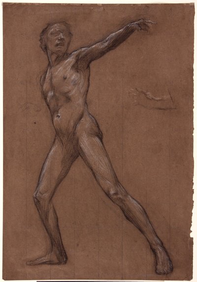 Figurstudie for Judas, c1910-1911. af Christopher Williams