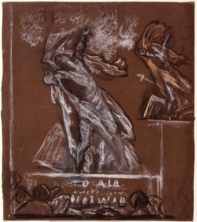 Figurstudie til et krigsmindesmærke, c1920. af Christopher Williams