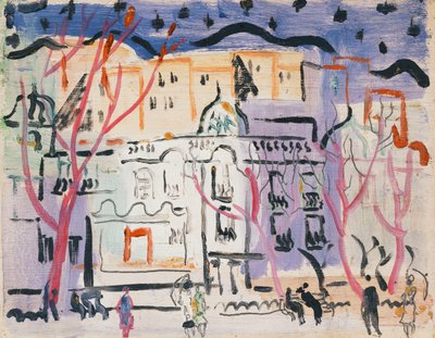 Gadescene, Sydfrankrig af Christopher Wood