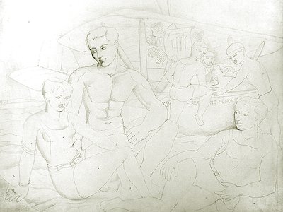 Badegæsterne af Christopher Wood