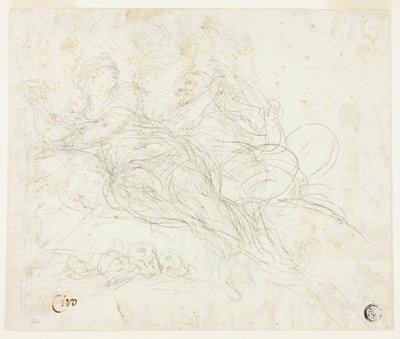 Nymfe og satyr af Ciro Ferri