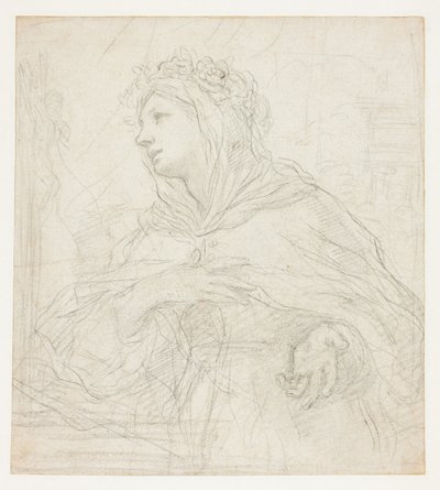 Undersøgelse af Santa Rosalia af Palermo af Ciro Ferri