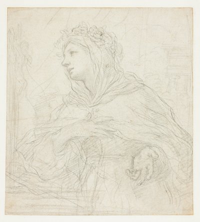 Undersøgelse af Santa Rosalia af Palermo af Ciro Ferri
