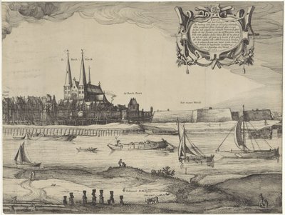 Profil af Deventer (plade IV) af Claes Jansz. Visscher (II) (possibly)