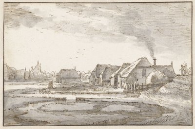 Spaarndammerdijk ved Braakjes af Claes Jansz. Visscher (II)