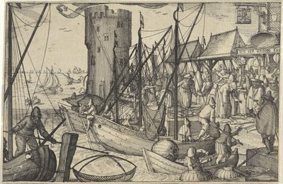 Fiskemarkedet af Claes Jansz. Visscher (II)