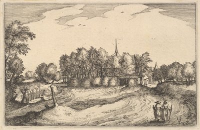 Et kloster, tavle 13 fra provinsen og byen i hertugdømmet Brabant, ca. 1610 af Claes Jansz Visscher